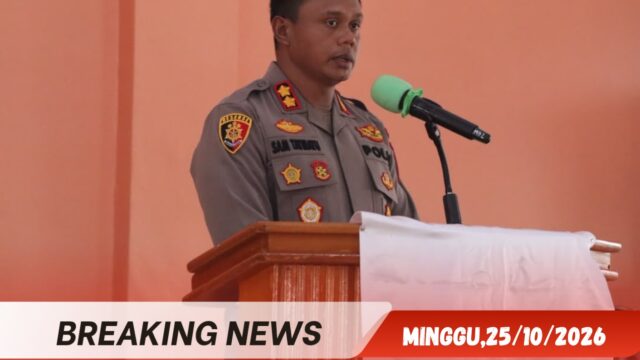 Minggu Kasih di GKI Silo Kalibobo, Kapolres Nabire Pererat Silaturahmi dengan Jemaat